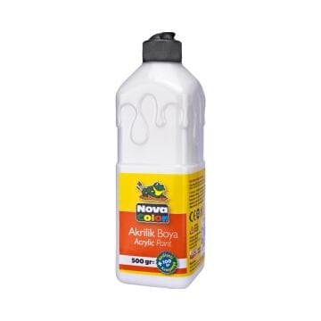 Nova Color Akrilik Boya 500gr 385 Beyaz
