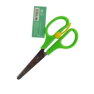 Adel Cetvelli Yaylı Makas Yuvarlak uç