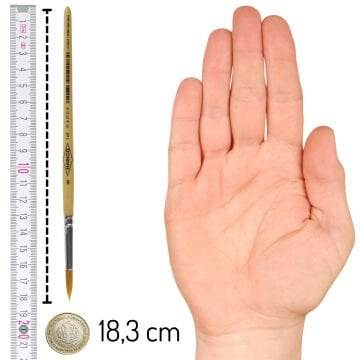 Habico Sulu Boya Fırçası Sentetik Seri 142 No 8