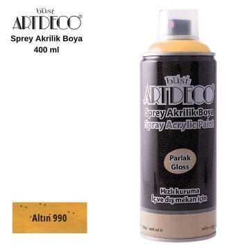 Artdeco Akrilik Sprey Boya 400ml 990 Altın