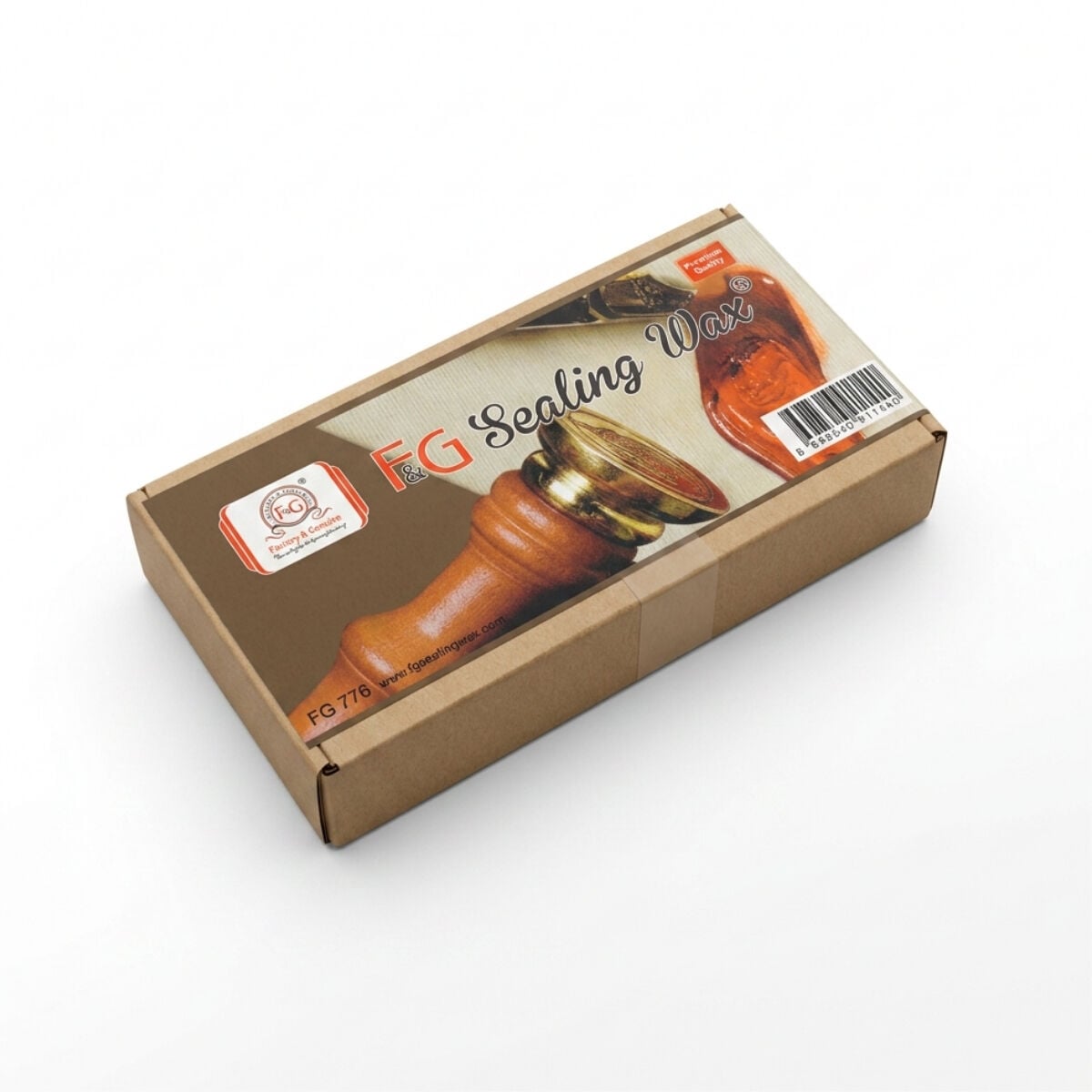 Factory&Genuine Sealing Wax Mühür Mumu 180gr 10lu Kırmızı