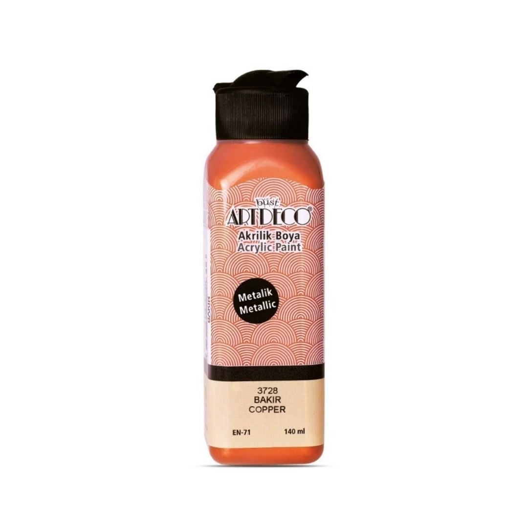 Artdeco Akrilik Boya 140ml 3728 Metalik Bakır