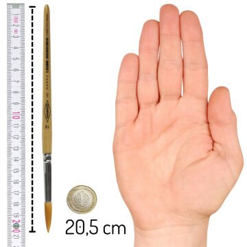 Habico Sulu Boya Fırçası Sentetik Seri 142 No 12