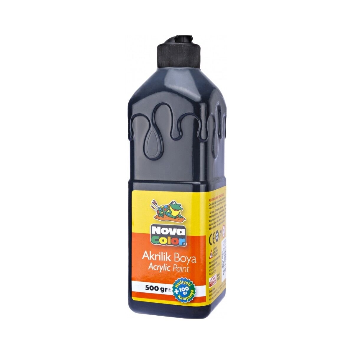 Nova Color Akrilik Boya 500gr 386 Siyah