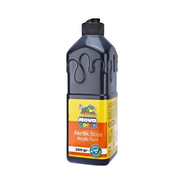 Nova Color Akrilik Boya 500gr 386 Siyah