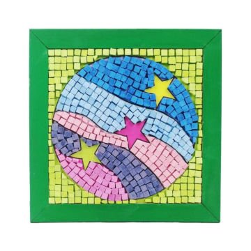 Artebella Seramik Mozaik Seti 20x20cm Renkli Toplar