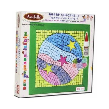 Artebella Seramik Mozaik Seti 20x20cm Renkli Toplar