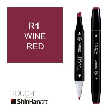 ShinHan Art Touch Twin Marker R1 Wine Red