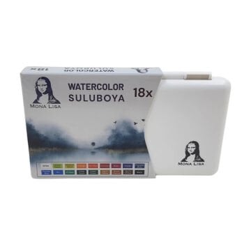 Mona Lisa Profesyonel Sulu Boya Seti 18li