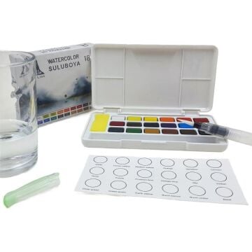 Mona Lisa Profesyonel Sulu Boya Seti 18li