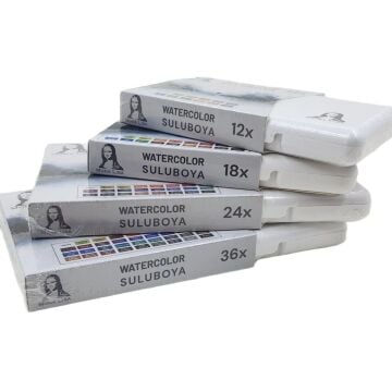 Mona Lisa Profesyonel Sulu Boya Seti 18li