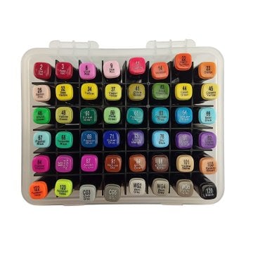 Tinge Art Marker Plastik Çantalı Seti 48li MS 818