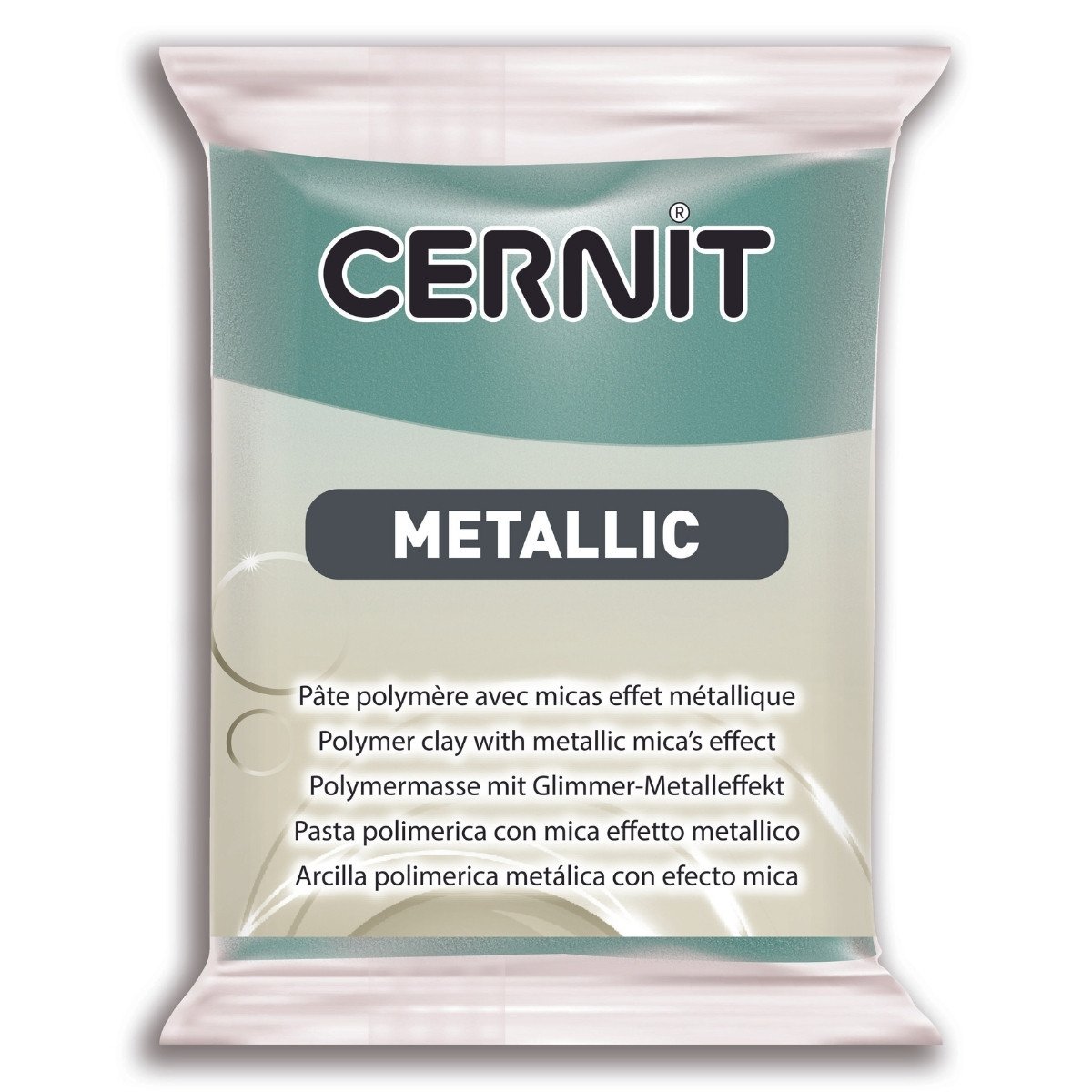 Cernit Metallic Polimer Kil 56gr 054 Turquoise Gold