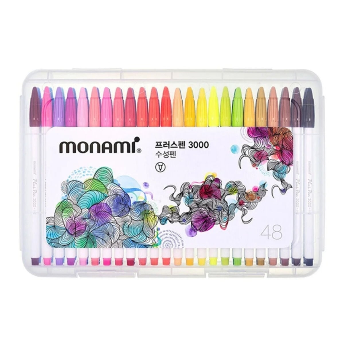 Monami Plus Pen 3000 Kalem Seti 48 Renk