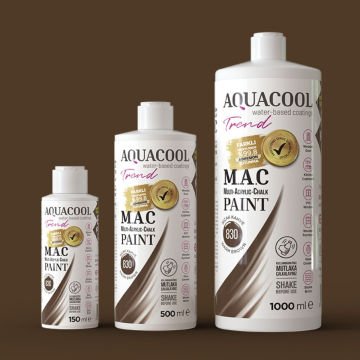 Aquacool Multi Akrilik Boya 150ml 830 Sıcak Kahve