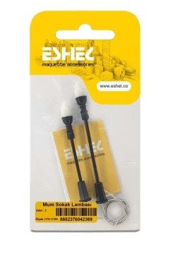 Eshel Maket Mum Sokak Lambası 1/75-1/100 2li