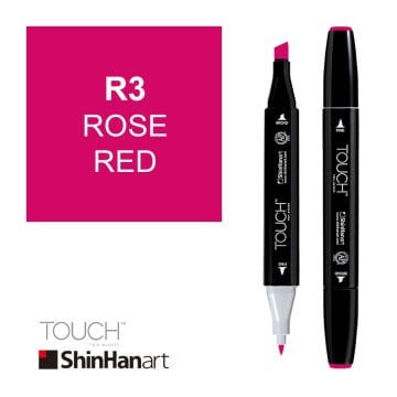 ShinHan Art Touch Twin Marker R3 Rose Red