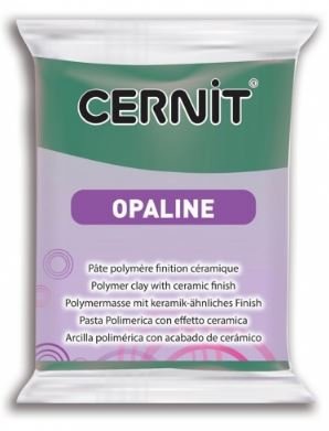 Cernit Opaline Polimer Kil 56g Caledon Green 637