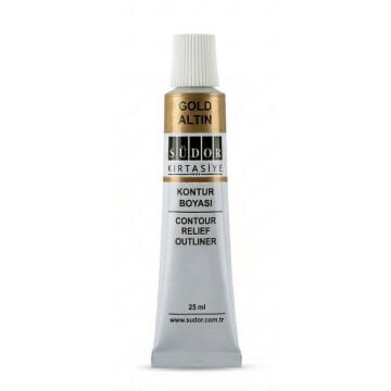 Südor Cam Boya Kontürü 25ml Altın