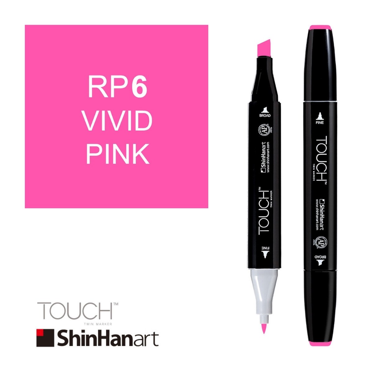ShinHan Art Touch Twin Marker RP6 Vivid Pink