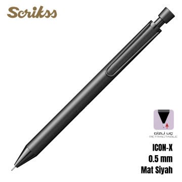 Scrikss Versatil Kalem Icon-X 0.5mm Siyah