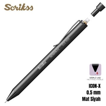 Scrikss Versatil Kalem Icon-X 0.5mm Siyah
