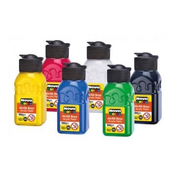 Nova Color Akrilik Boya Seti 100gr 6lı