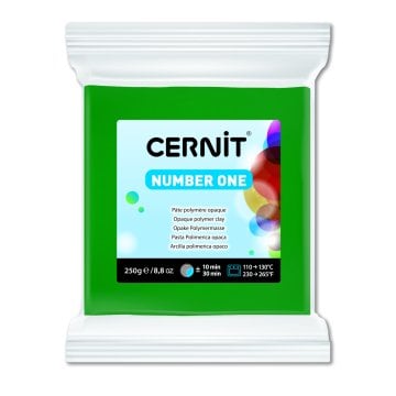 Cernit Number One Polimer Kil 250gr 600 Green