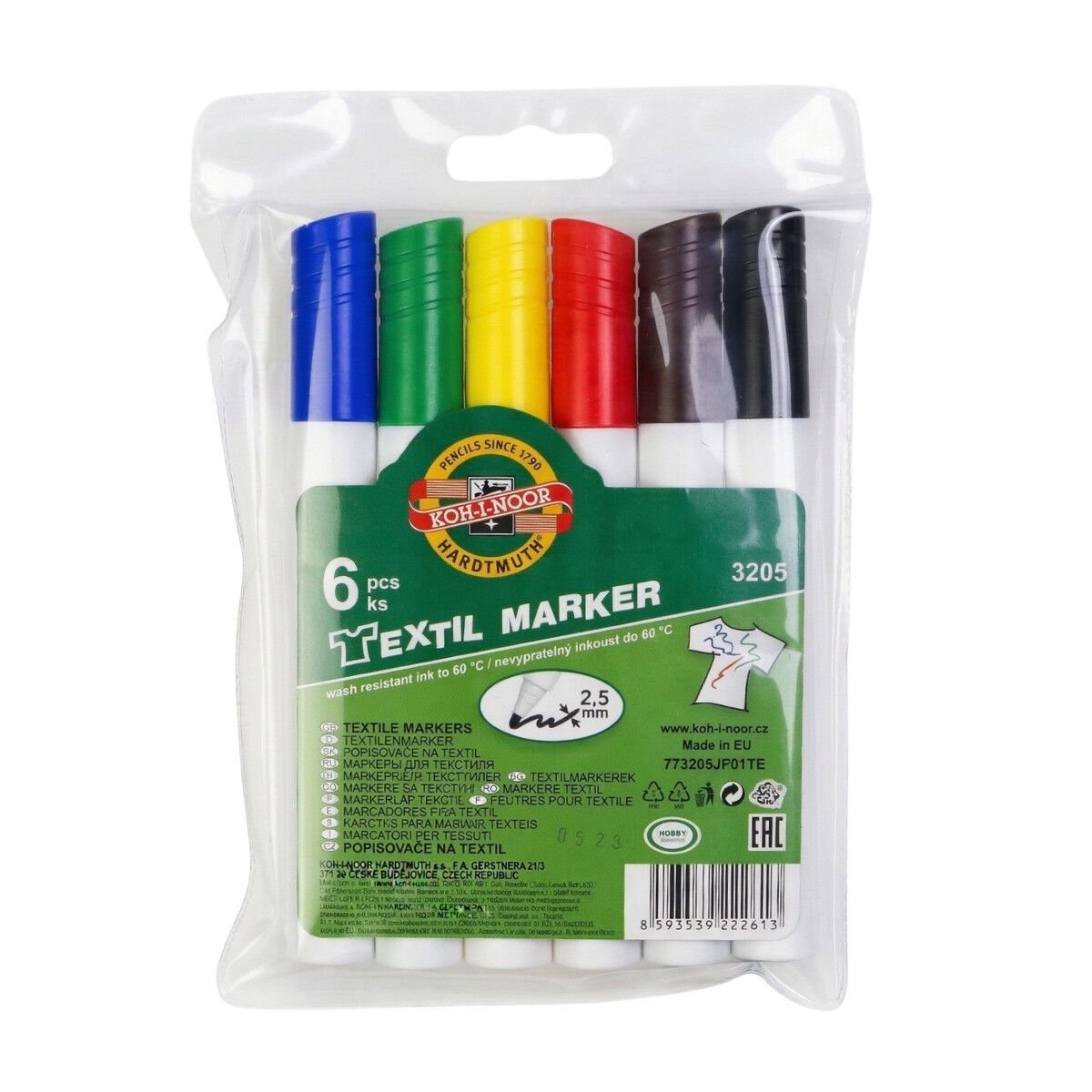 Koh-i Noor Tekstil Marker Seti 6lı 3205