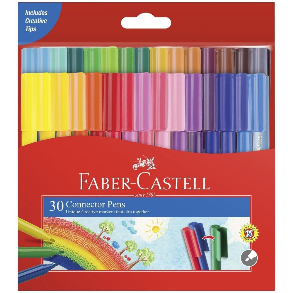 Faber Castell Eğlenceli Keçeli Kalem Seti 30 Renk