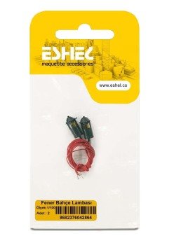 Eshel Maket Fener Bahçe Lambası 1/100 2li
