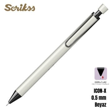 Scrikss Versatil Kalem Icon-X 0.5mm Beyaz