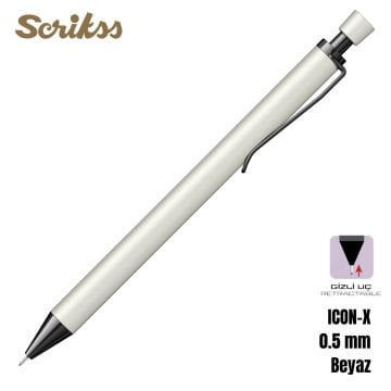 Scrikss Versatil Kalem Icon-X 0.5mm Beyaz