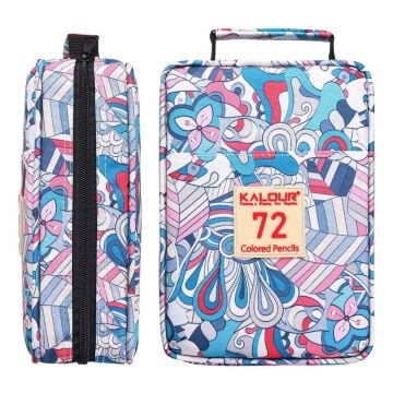 Kalour Kuru Boya Kalem Seti Bez Çantalı 72li