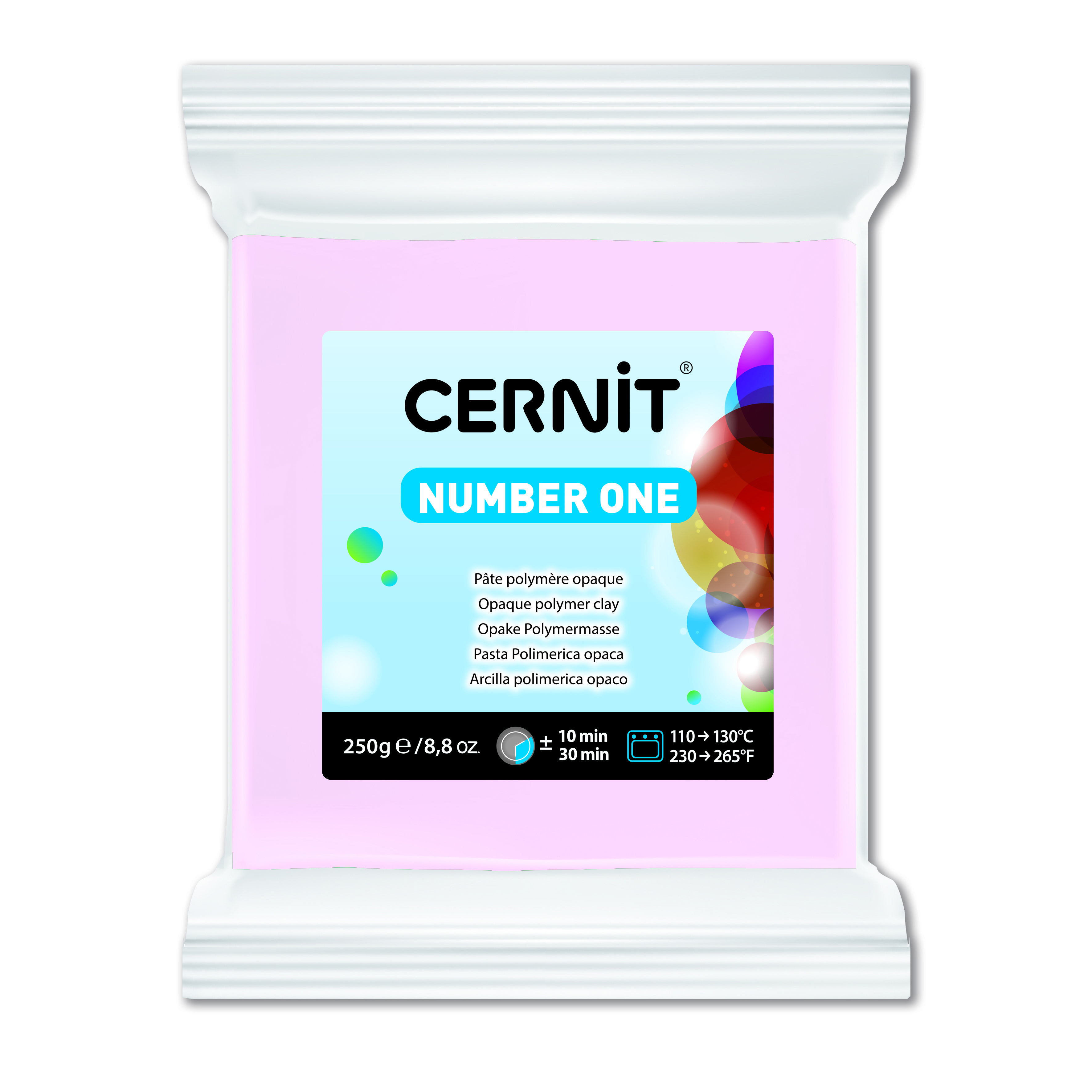 Cernit Number One Polimer Kil 250gr 475 Pink