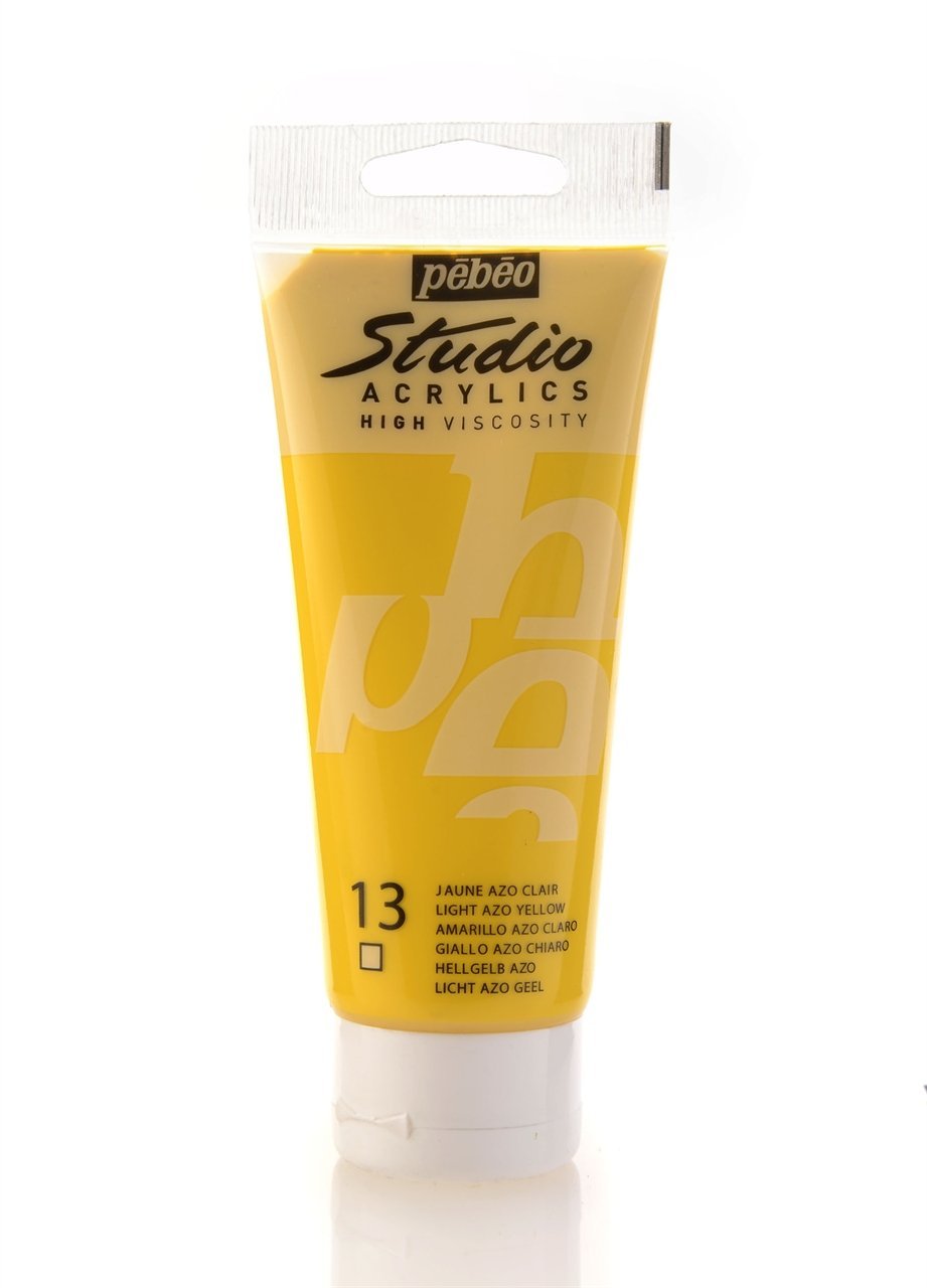 Pebeo Studio Akrilik Boya 100ml 13 Light Azo Yellow