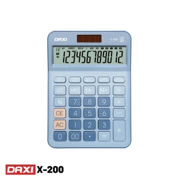 Daxi Hesap Makinesi Turquoise Edition 12 Hane X-200