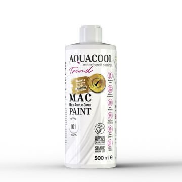 Aquacool Multi Akrilik Boya 500ml 101 Beyaz