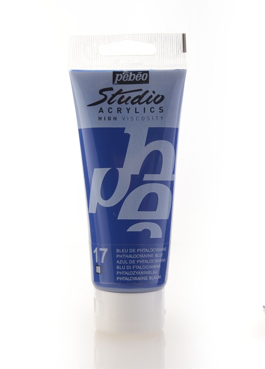 Pebeo Studio Akrilik Boya 100ml 17 Phthoc. Blue