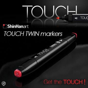ShinHan Art Touch Twin Marker R12 Coral Red