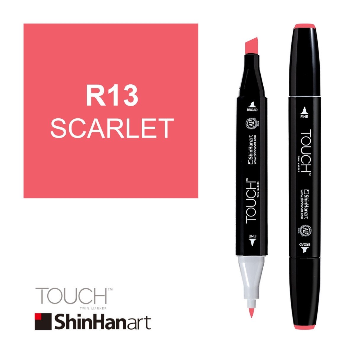 ShinHan Art Touch Twin Marker R13 Scarlet