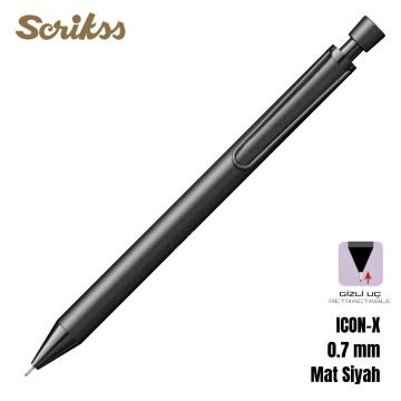 Scrikss Versatil Kalem Icon-X 0.7mm Siyah