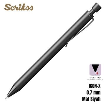 Scrikss Versatil Kalem Icon-X 0.7mm Siyah