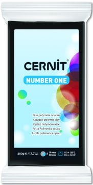 Cernit Number One Polimer Kil 500gr 100 Black
