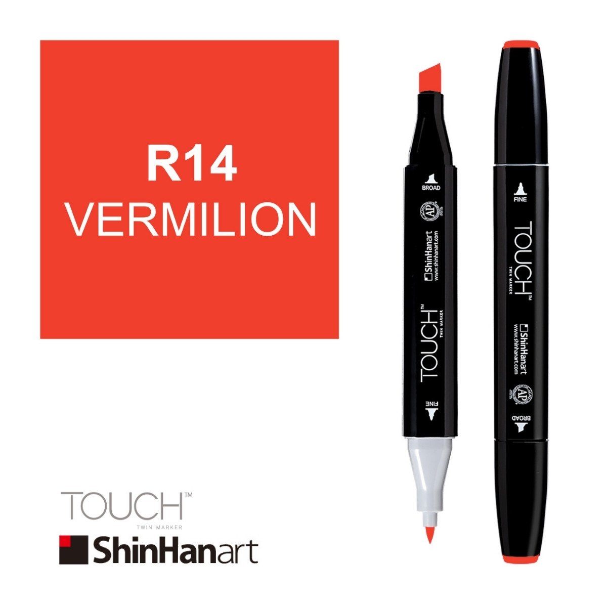 ShinHan Art Touch Twin Marker R14 Vermilion