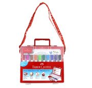 Faber Castell Çantalı Beyaz Tahta Kalemi 10 Renk