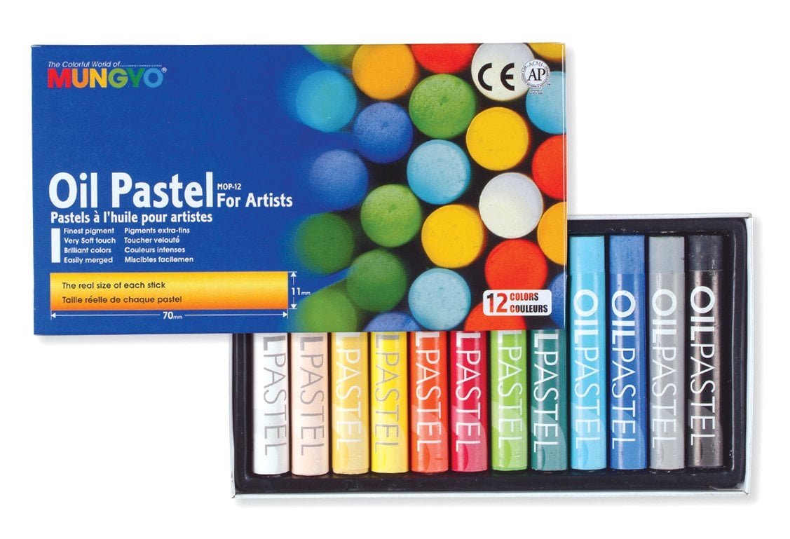 Mungyo Yağlı Pastel 12 Renk Set