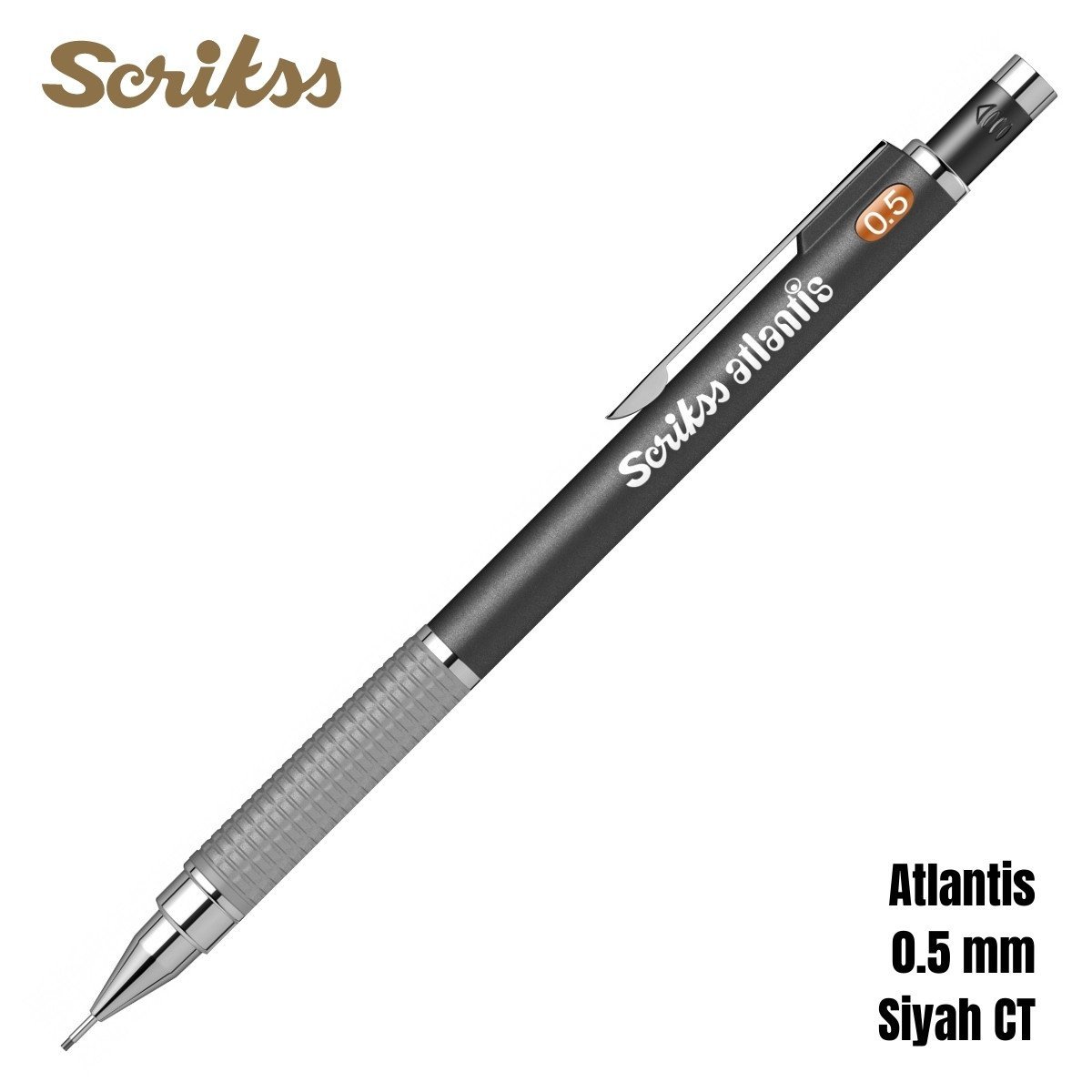 Scrikss Versatil Kalem Atlantis 0.5mm Siyah