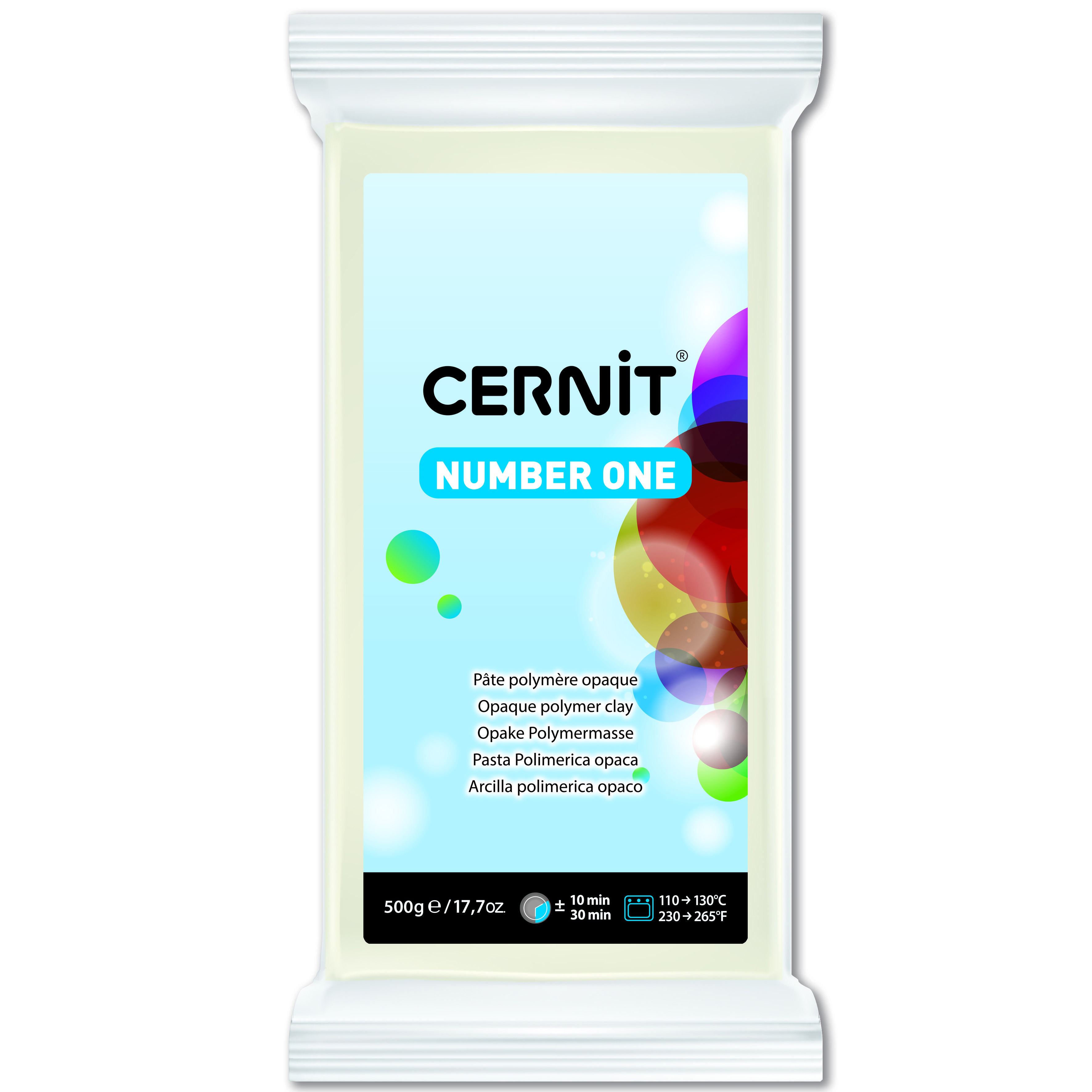 Cernit Number One Polimer Kil 500gr 027 White Opaque