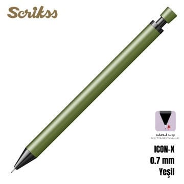 Scrikss Versatil Kalem Icon-X 0.7mm Yeşil